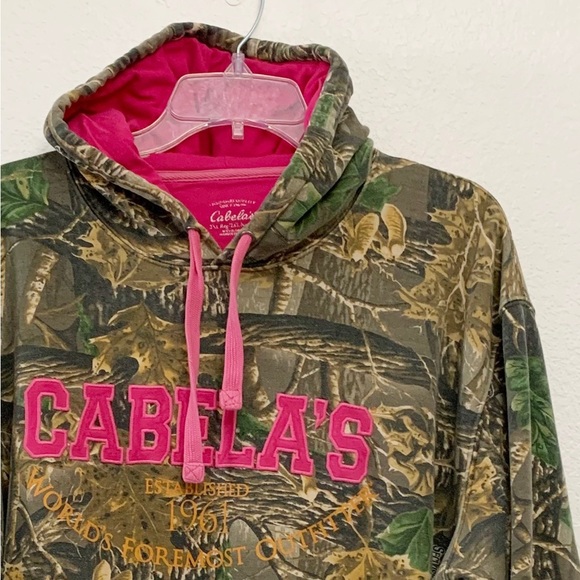 Cabela's Tops Cabelas Womens Camo Hooded Sweatshirt 2xl Poshmark